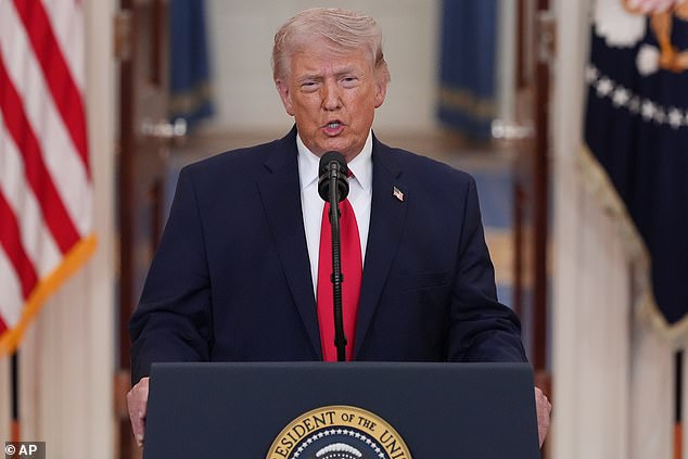 Trump pledges to send Iran back to the 'Stone Ages' in days as he promises Americans conflict will be over 'very shortly'