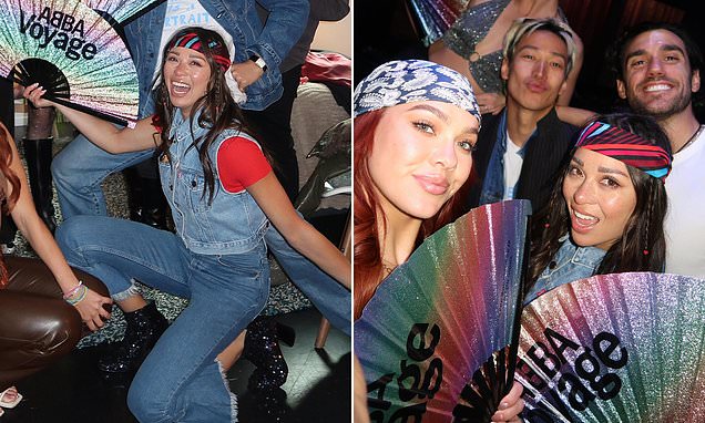 Katya Jones joins Strictly Come Dancing co-stars for a night out at ABBA Voyage after surviving lineup bloodbath