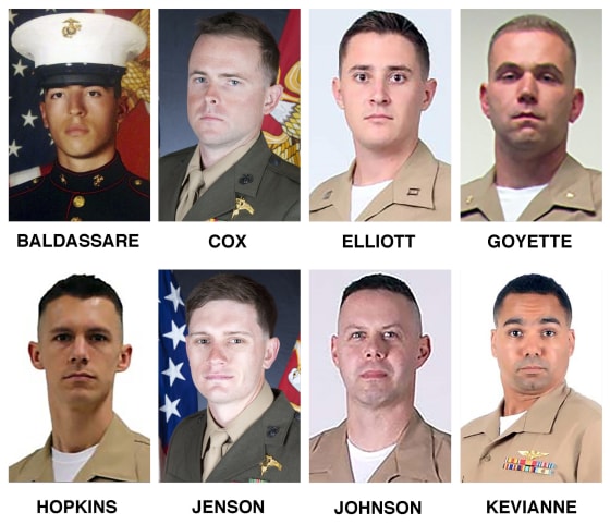 Families Mourn 15 Marines, 1 Navy Sailor Killed in Plane Crash