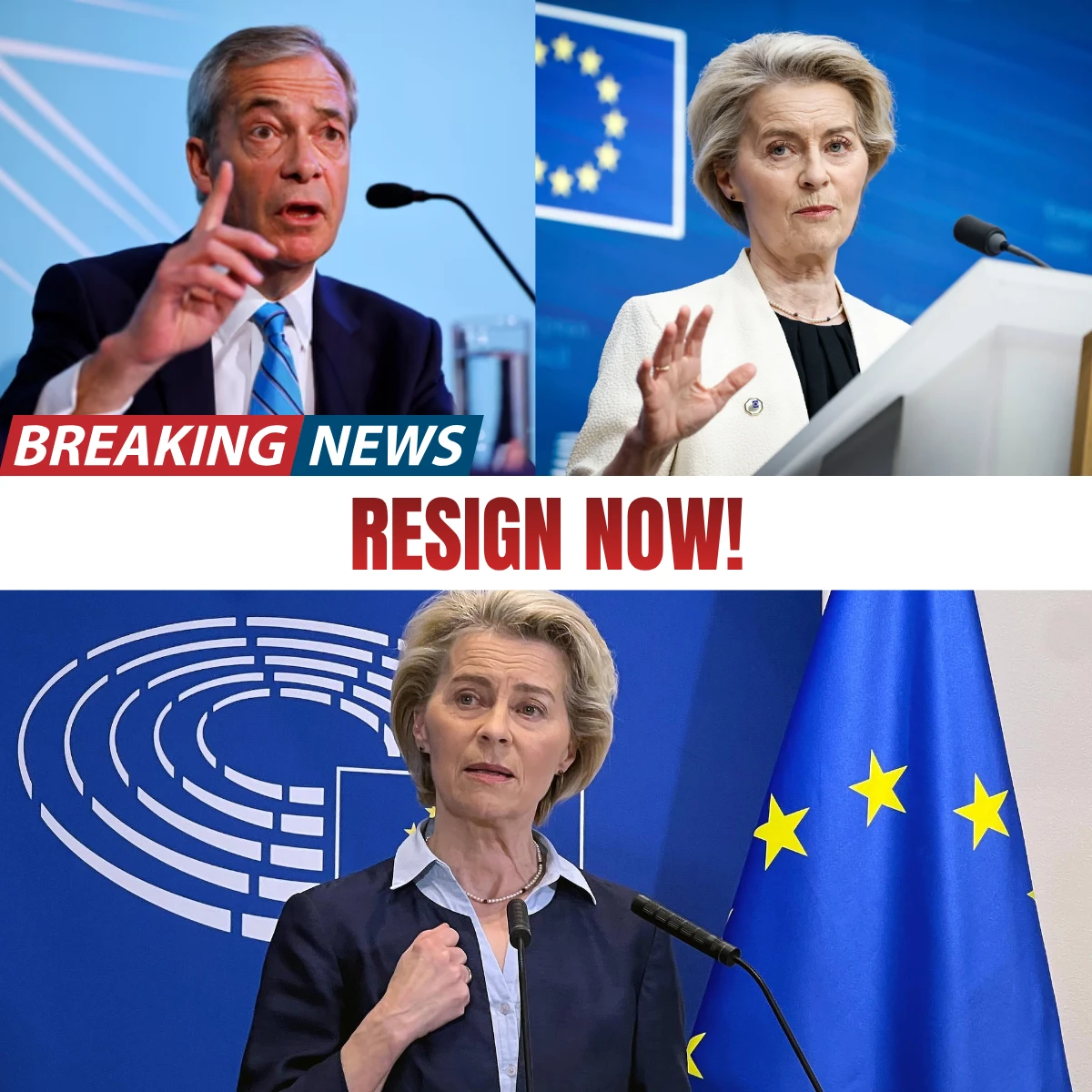 FARAGE DEMANDS URSULA’S RESIGNATION AFTER 'BREITRAYAL' EXPOSED!!!! _heuh