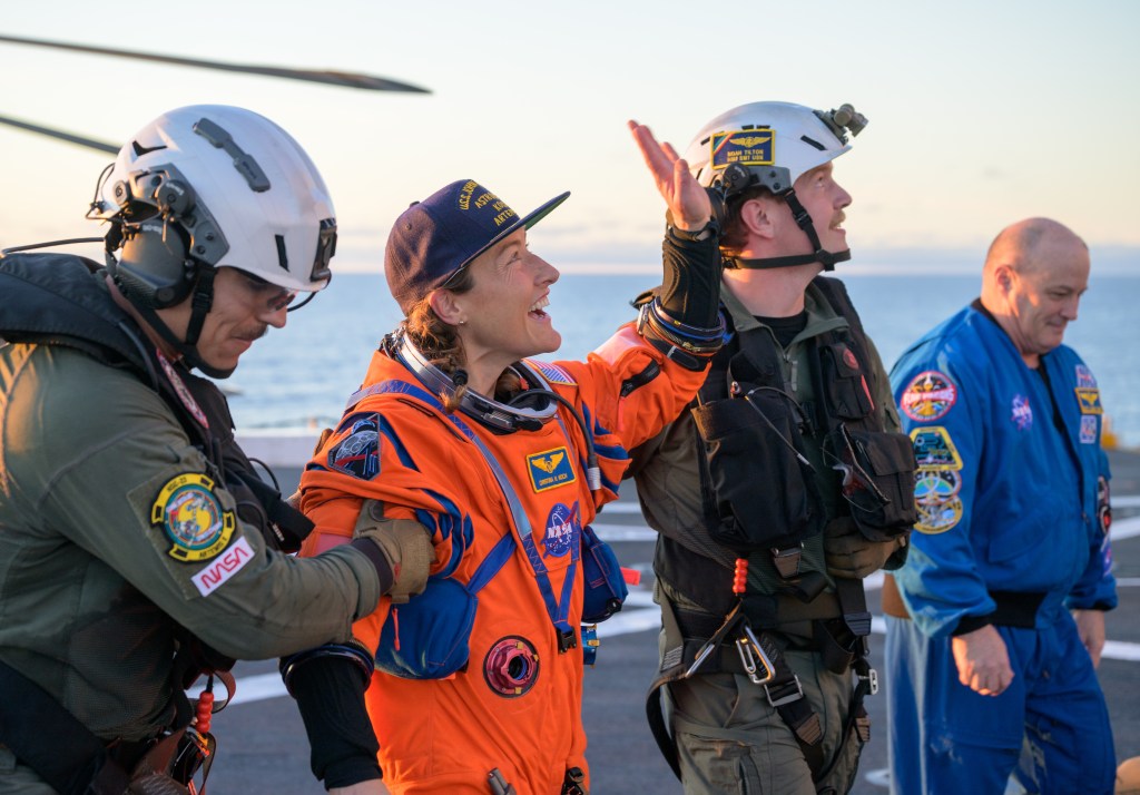 Artemis II crewmembers struggle to walk after experiencing Earth’s gravity again following historic moon mission