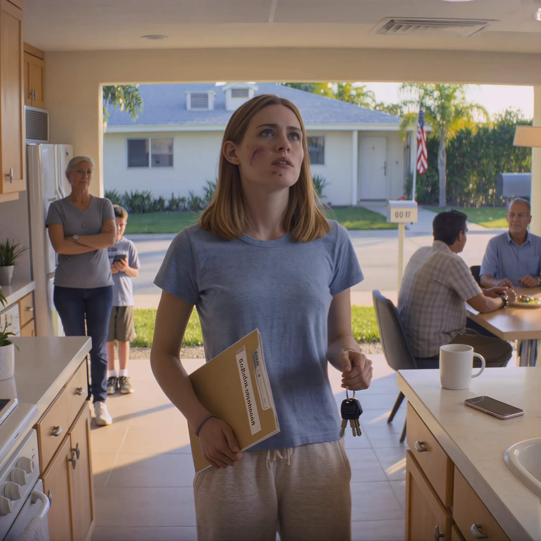 My sister’s son was served a hot, juicy T-bone at our family BBQ, while my boy got nothing but a burnt, chewy strip of fat — then my mother looked him straight in the eye and said, “That’s more than enough for you, isn’t it?”… and that was the moment the entire family dinner shattered.