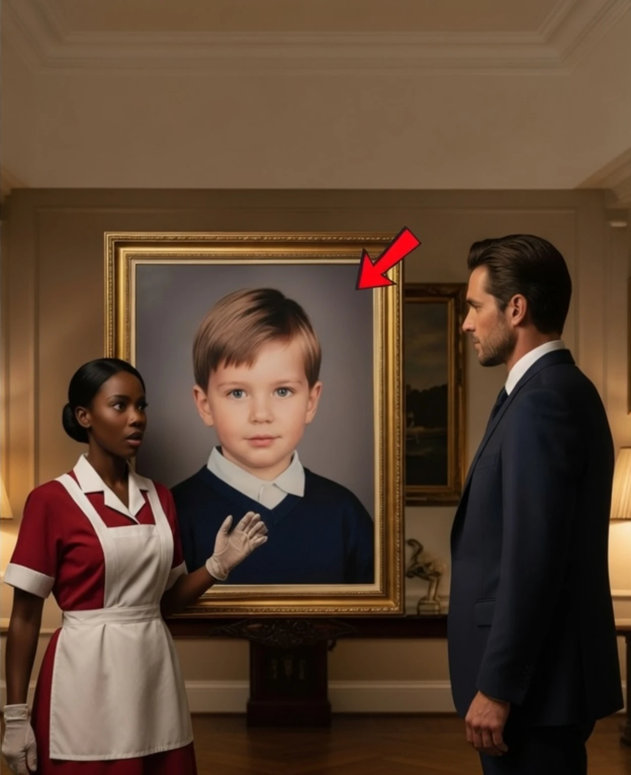 Sir, the boy lived with me in the orphanage!—The Maid Cried When She Saw the Portrait in the Mansion
