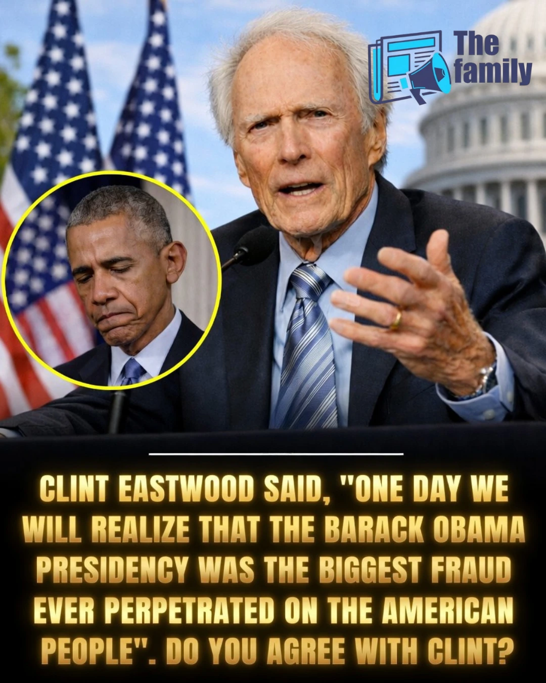 When a Hollywood Legend Speaks Bluntly: How Clint Eastwood’s Words About Barack Obama Continue to Echo Years Later