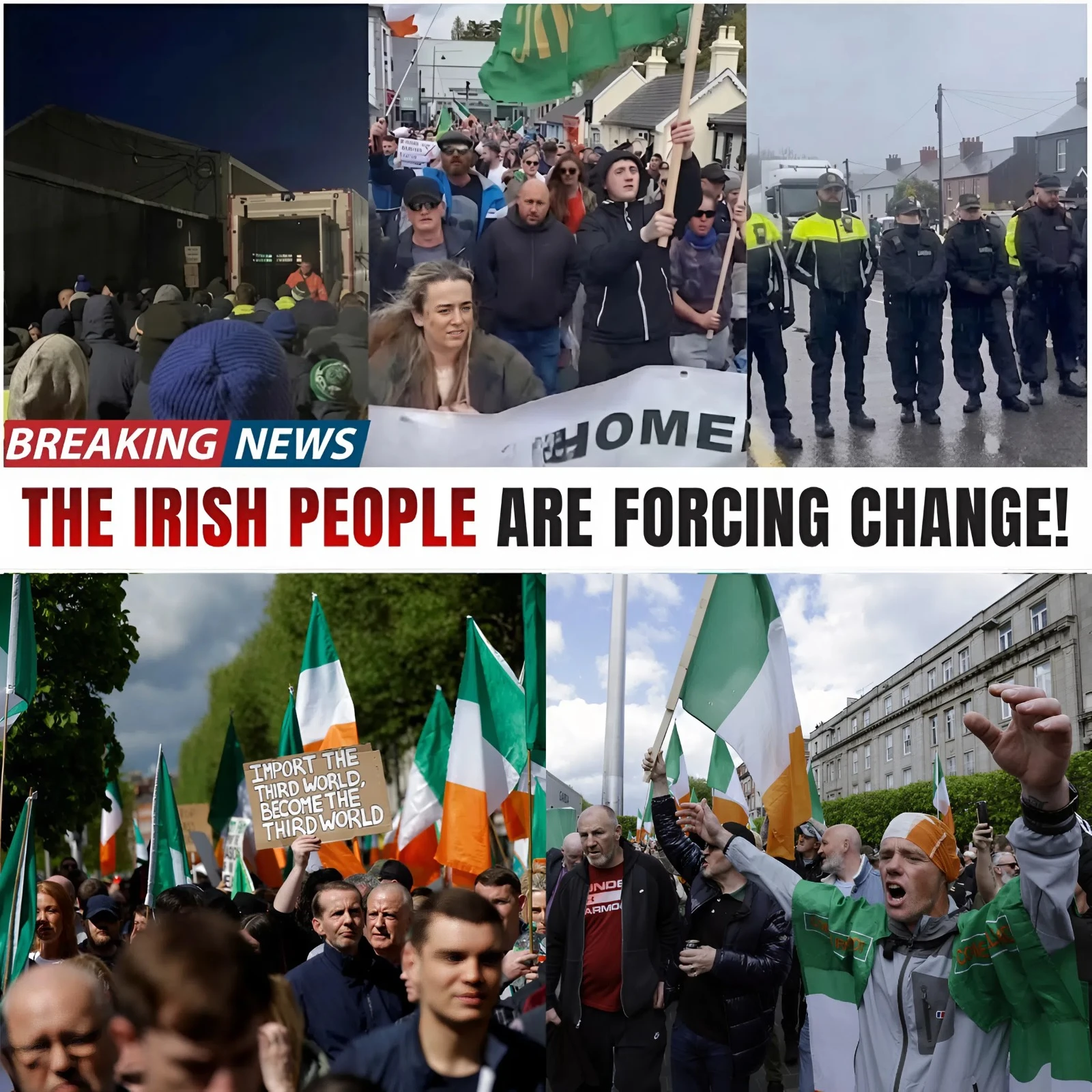 Is this the end of the Irish government? Ireland has entered DAY 5 of a total nationwide shutdown Tep