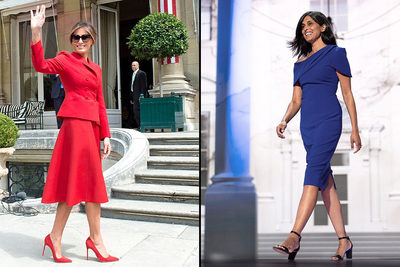 Contrasting Styles: Usha Vance’s Accessible Elegance vs. Melania Trump’s Quiet Luxury