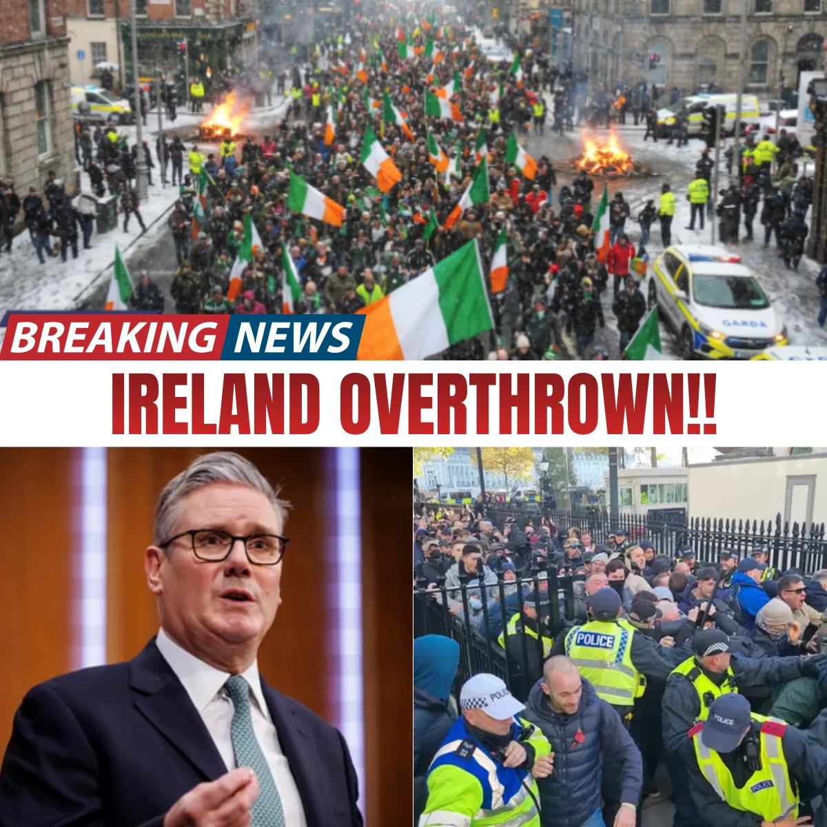 The Irish Just Made HISTORY Showing Britain How to FIGHT BACK Against STARMER!!!!-lynn