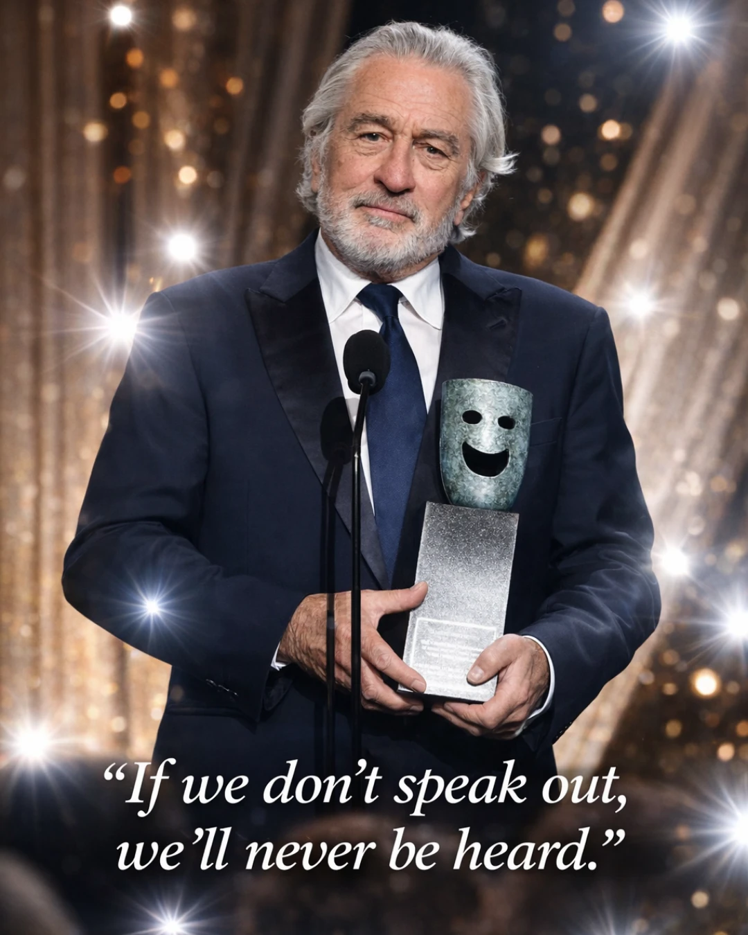 The Silence That Roared: Robert De Niro’s Moment of Truth A Stage of Disruption — A Legacy Reborn. 009