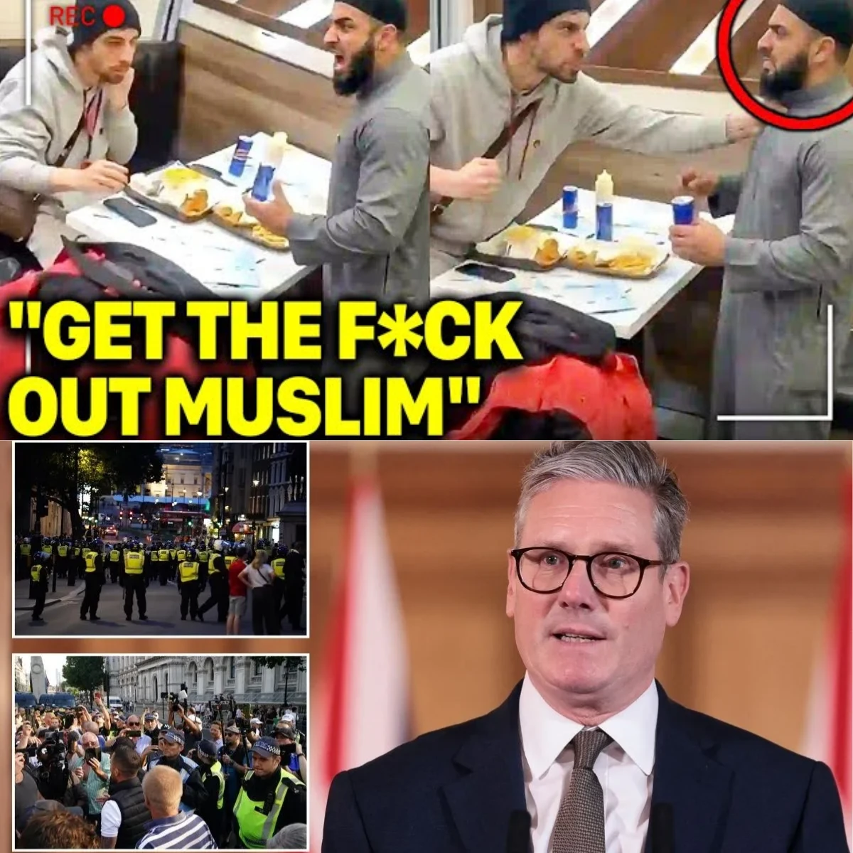 BREAKING: Muslim PERSECUTES THE WRONG Briton Man For Eating on Ramadant!!-lynn