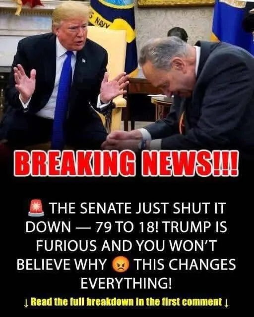 SENATE JUST SHOCKED TRUMP