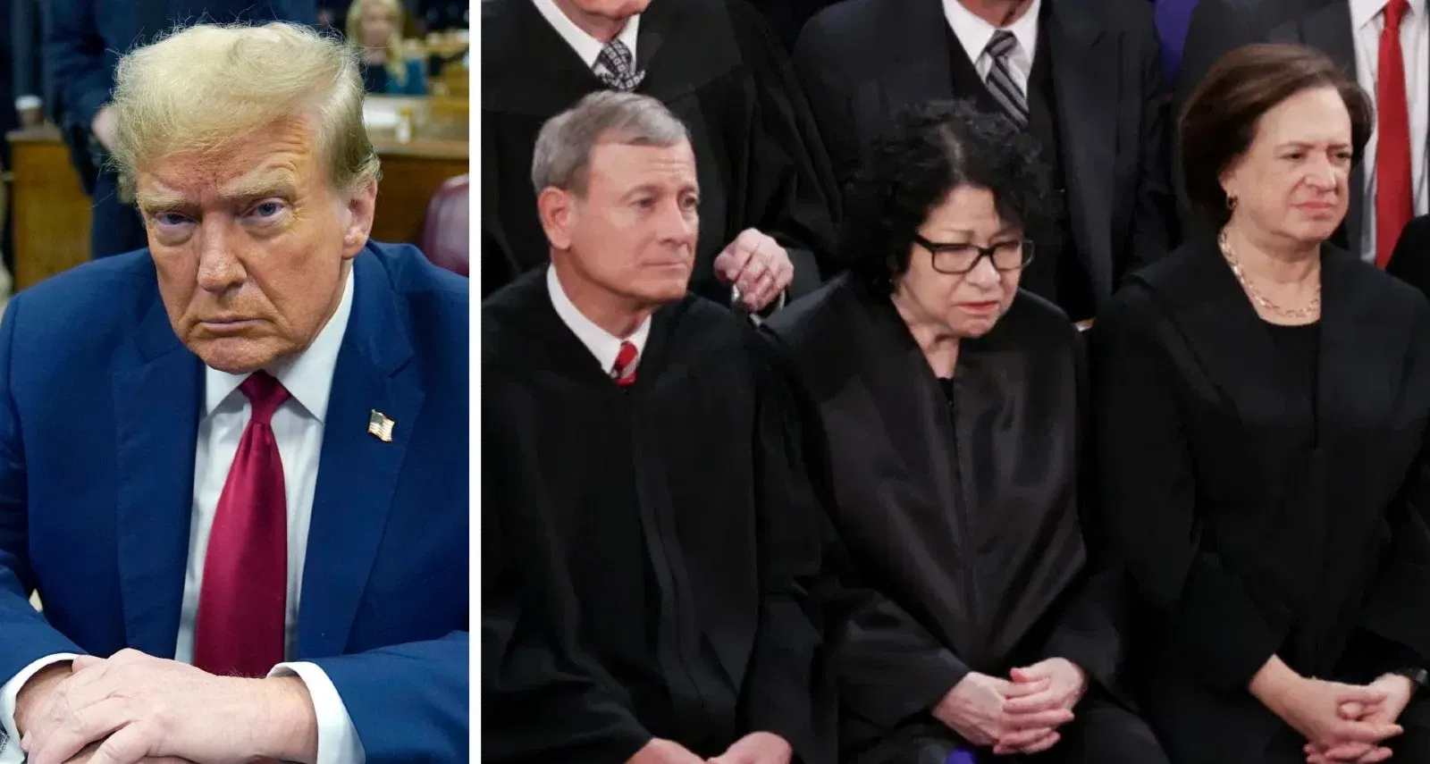 Trump Shows Up at Supreme Court Hearing Who He Brought with Him STUNS Courtroom