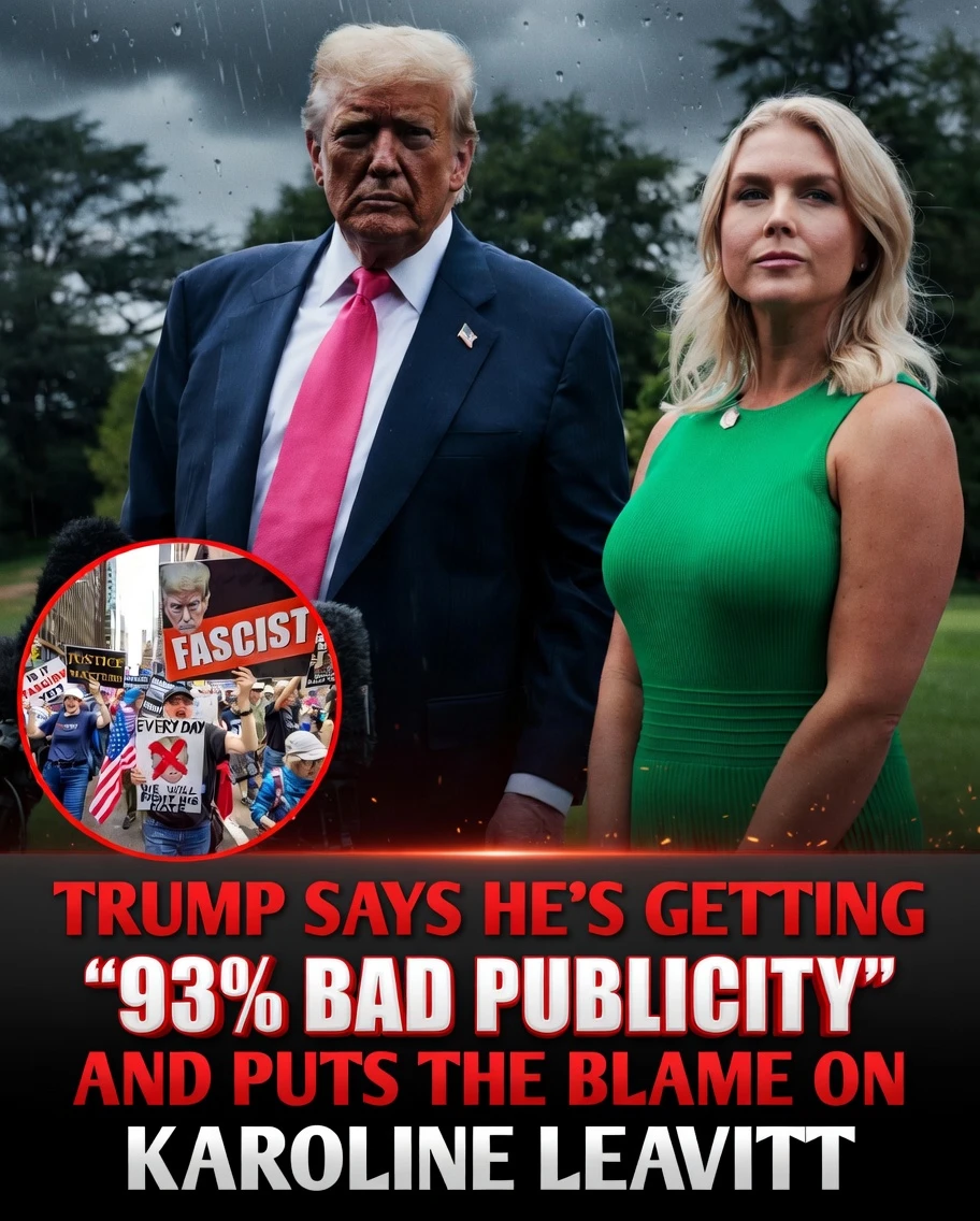 THE 93% WAR: Trump Blasts Internal Messaging, Points Finger at Karoline Leavitt for "Bad Publicity"