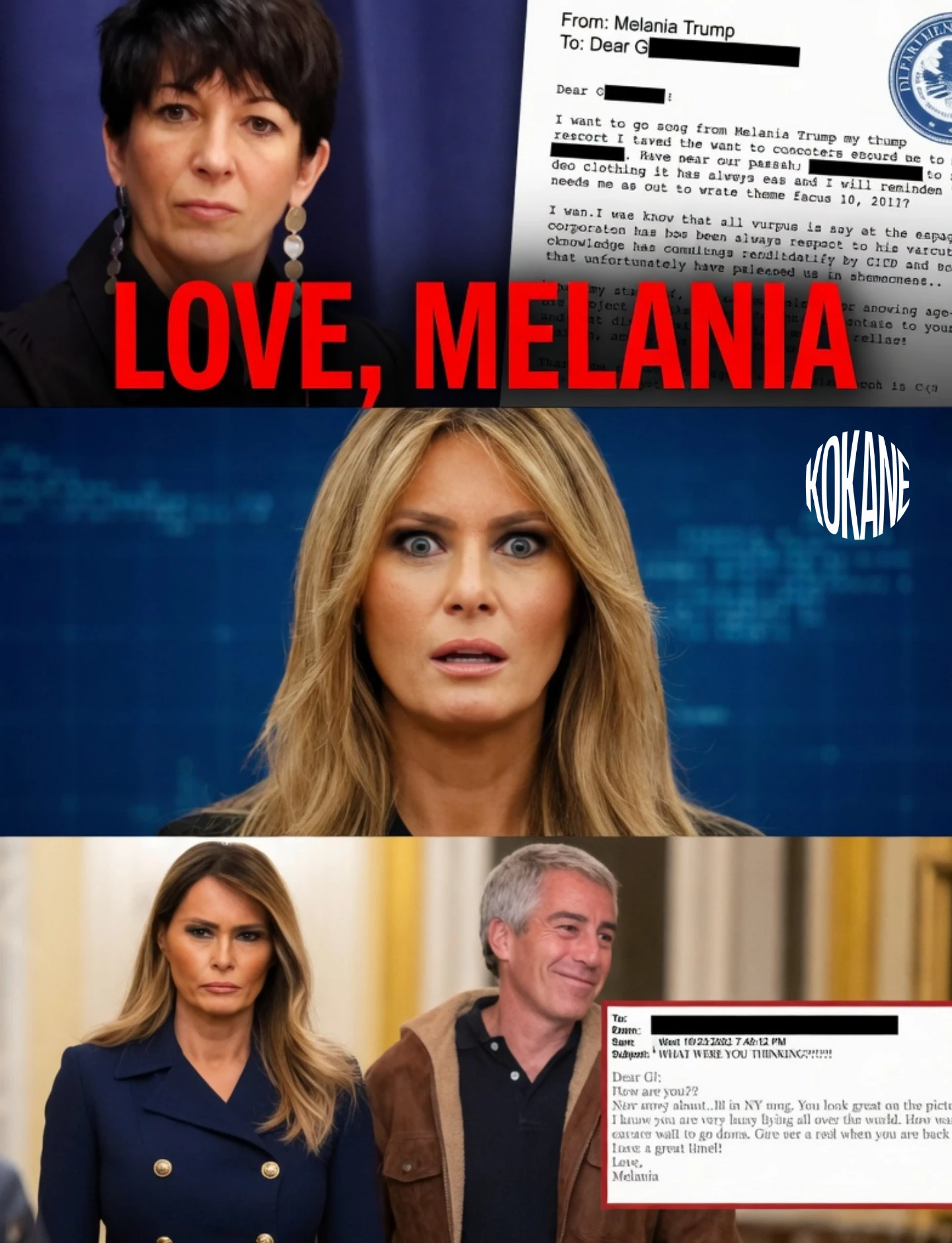 DOJ Files Ignite Controversy: Melania Trump’s “Dear G” Emails and the Questions That Won’t Go Away