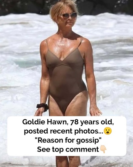 Goldie Hawn’s Beach Photos Turn Heads Online