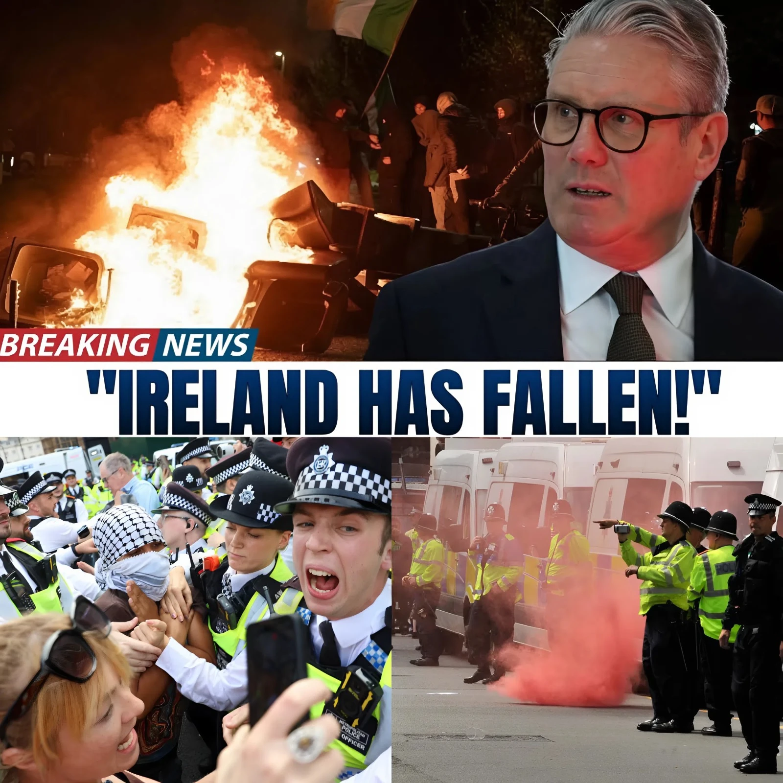 The Irish Just Made HISTORY Showing Britain How to FIGHT BACK Against STARMER!!!! Tep