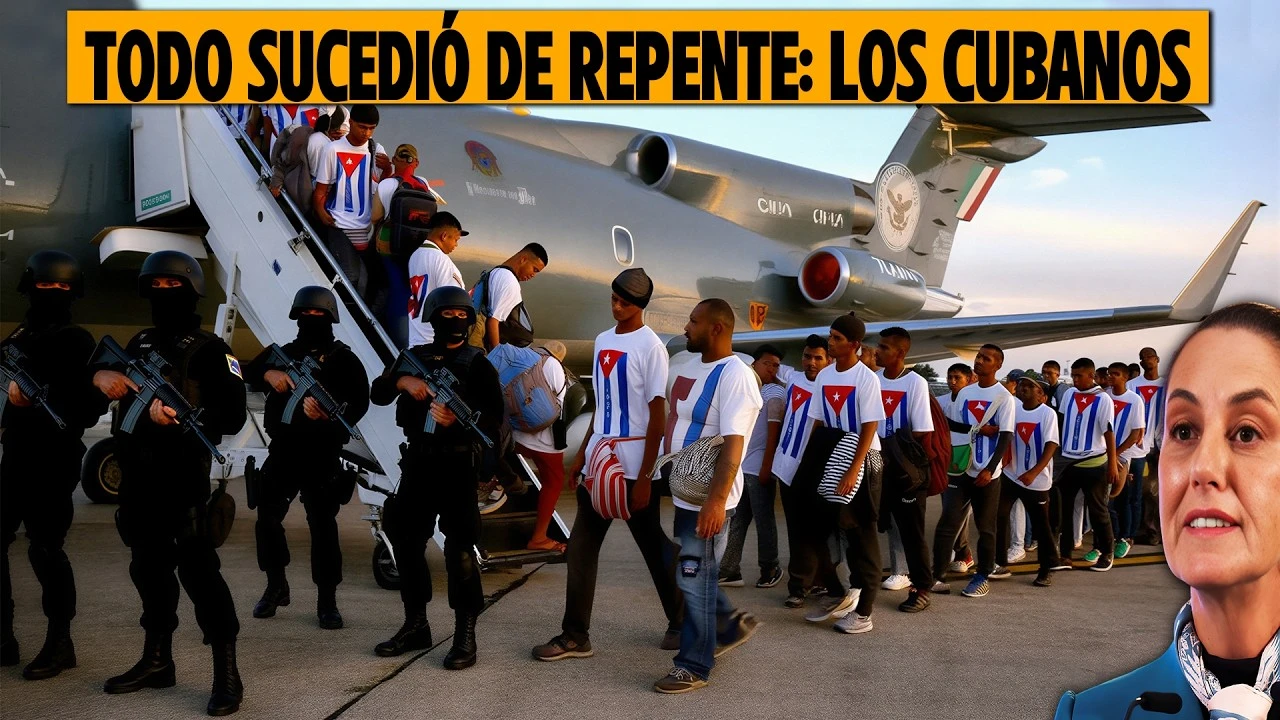 México inicia deportaciones masivas de migrantes cubanos en medio de tensión con EE. UU.