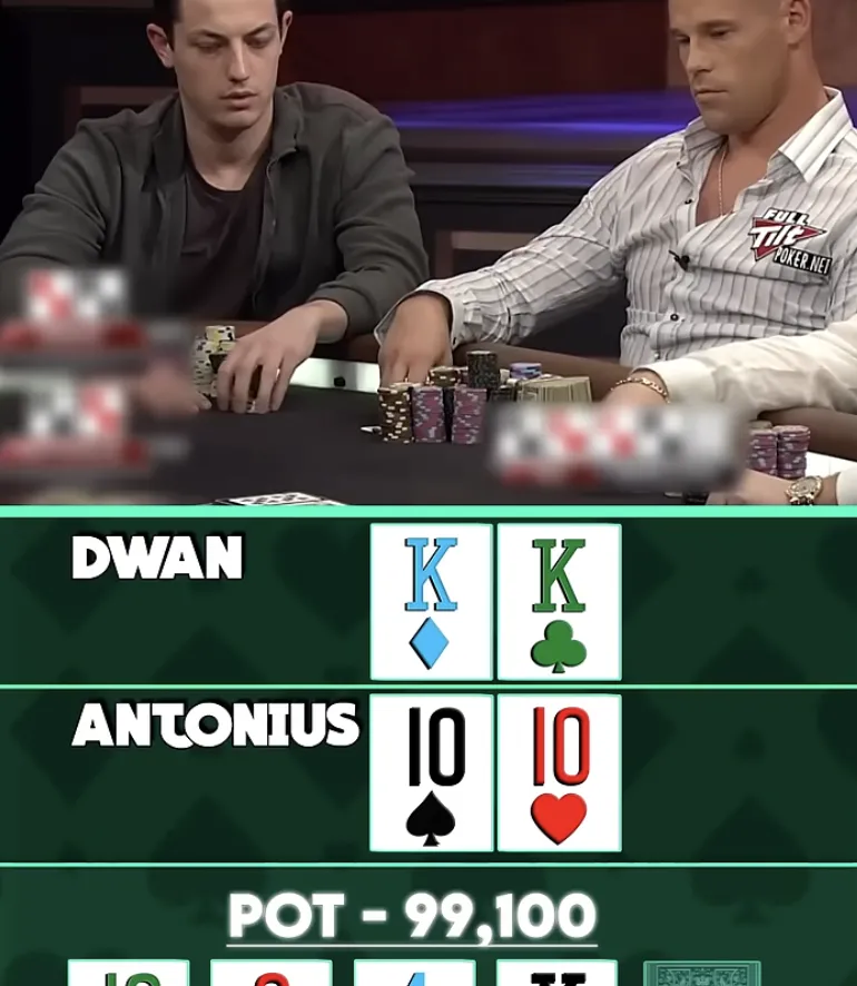 Turned Set, Instant Pressure — Dwan Goes for It All