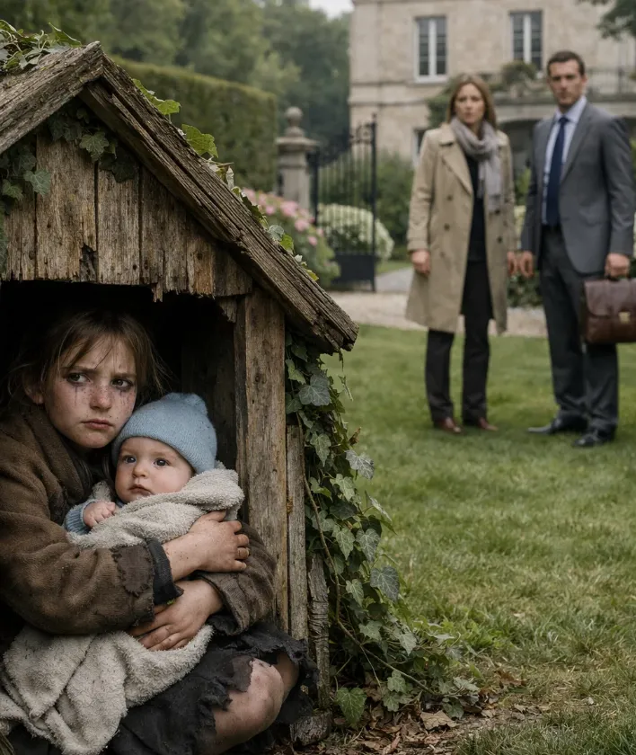 Moral After locking the children in a doghouse, the woman thought no one would find out.