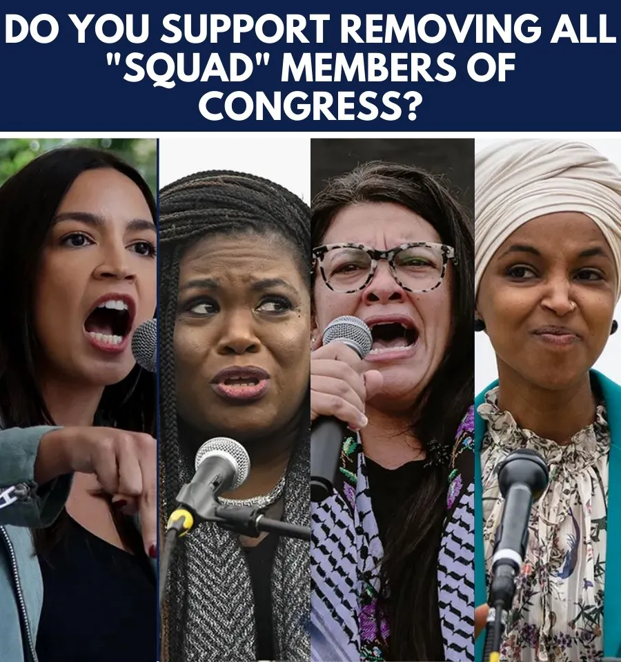 TIME TO CLEAN HOUSE: Patriots Demand MASS EXPULSION of 'The Squad' for Radical Anti-American Agenda!