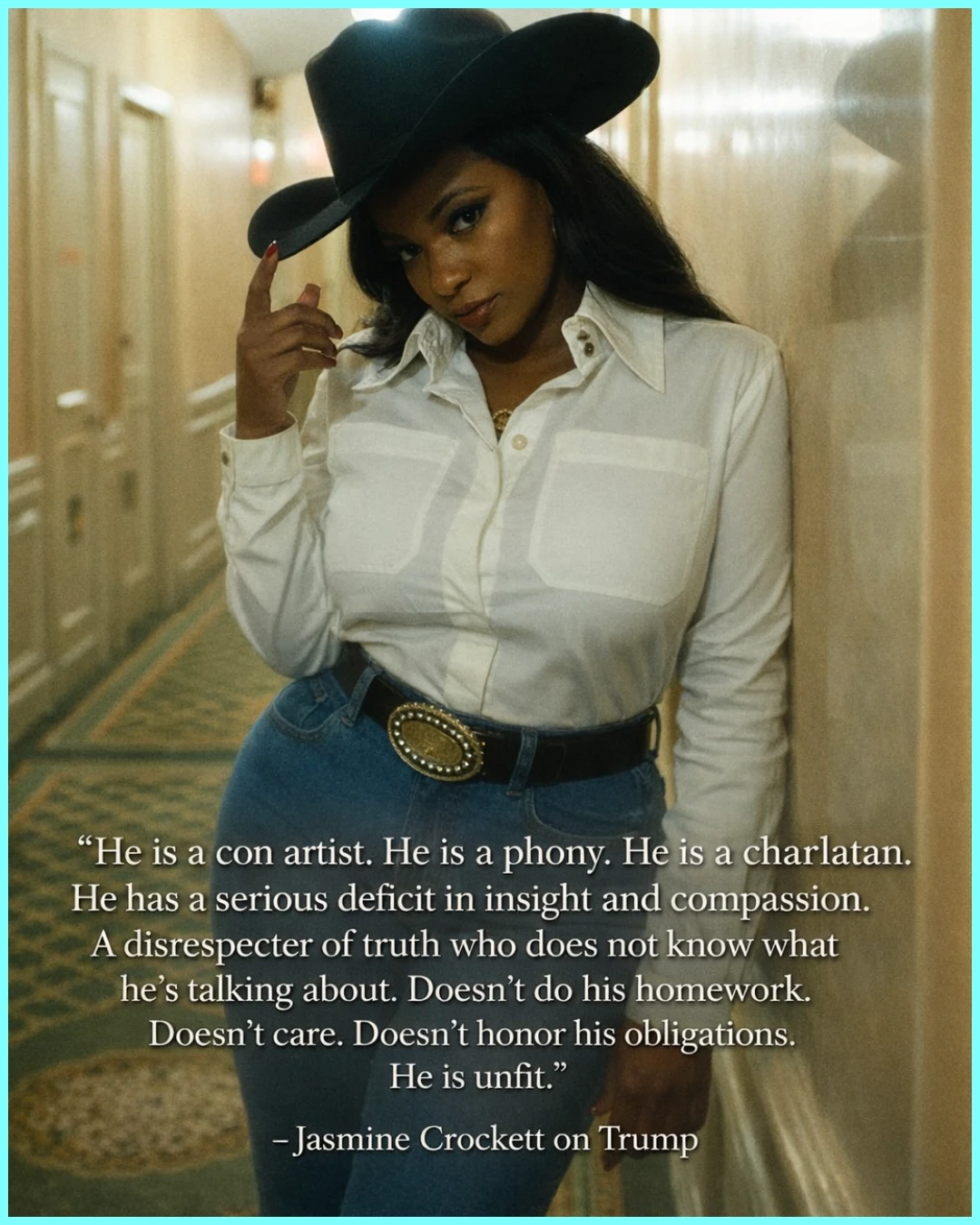 “HONEY, THAT MAN’S A LOW-DOWN PUNK!” — JASMINE CROCKETT’S FIERY TAKEDOWN OF DONALD TRUMP IGNITES NATIONAL DEBATE 009