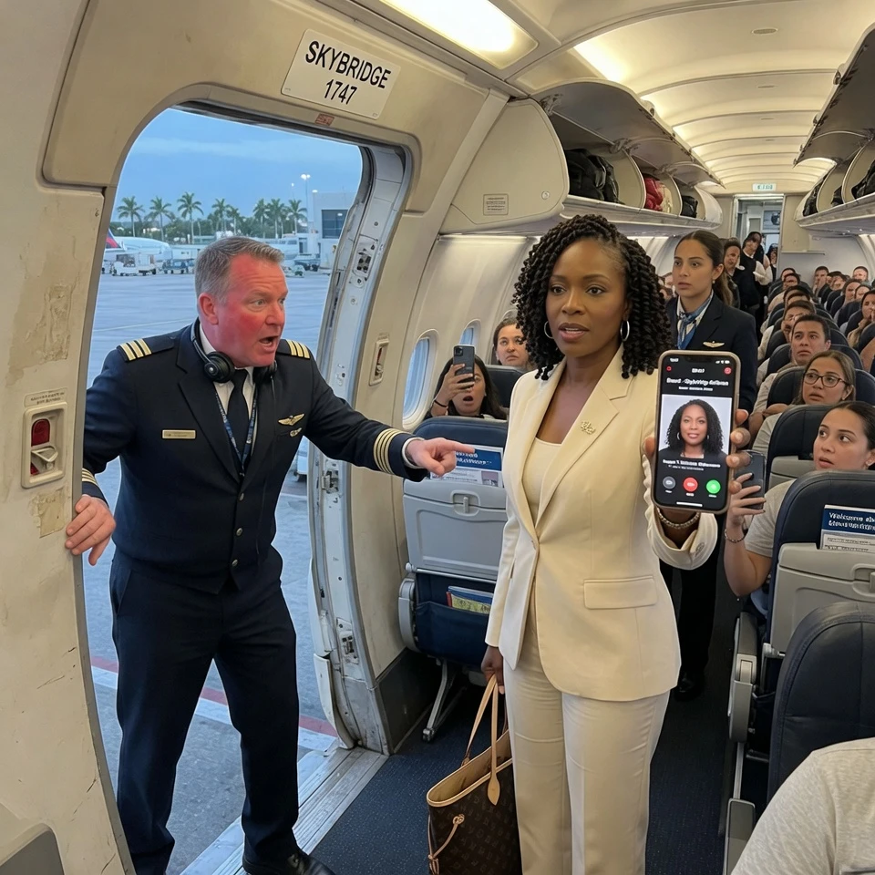 “It’s Just a Seat Belt, Ma’am,” the Flight Attendant Said with a Smirk to the Elderly Woman She Thought Didn’t Matter — until a witness sent one quiet message, the crew got the truth mid-flight, and the woman in seat 7B was suddenly revealed to be the founder and owner of the entire airline.