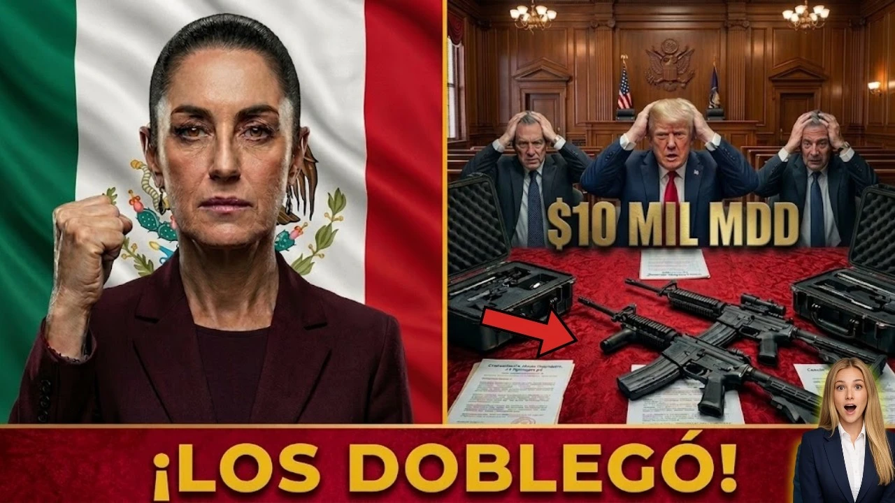 México demanda a fabricantes de armas en EE. UU.: una batalla legal sin precedentes por 10,000 millones de dólares