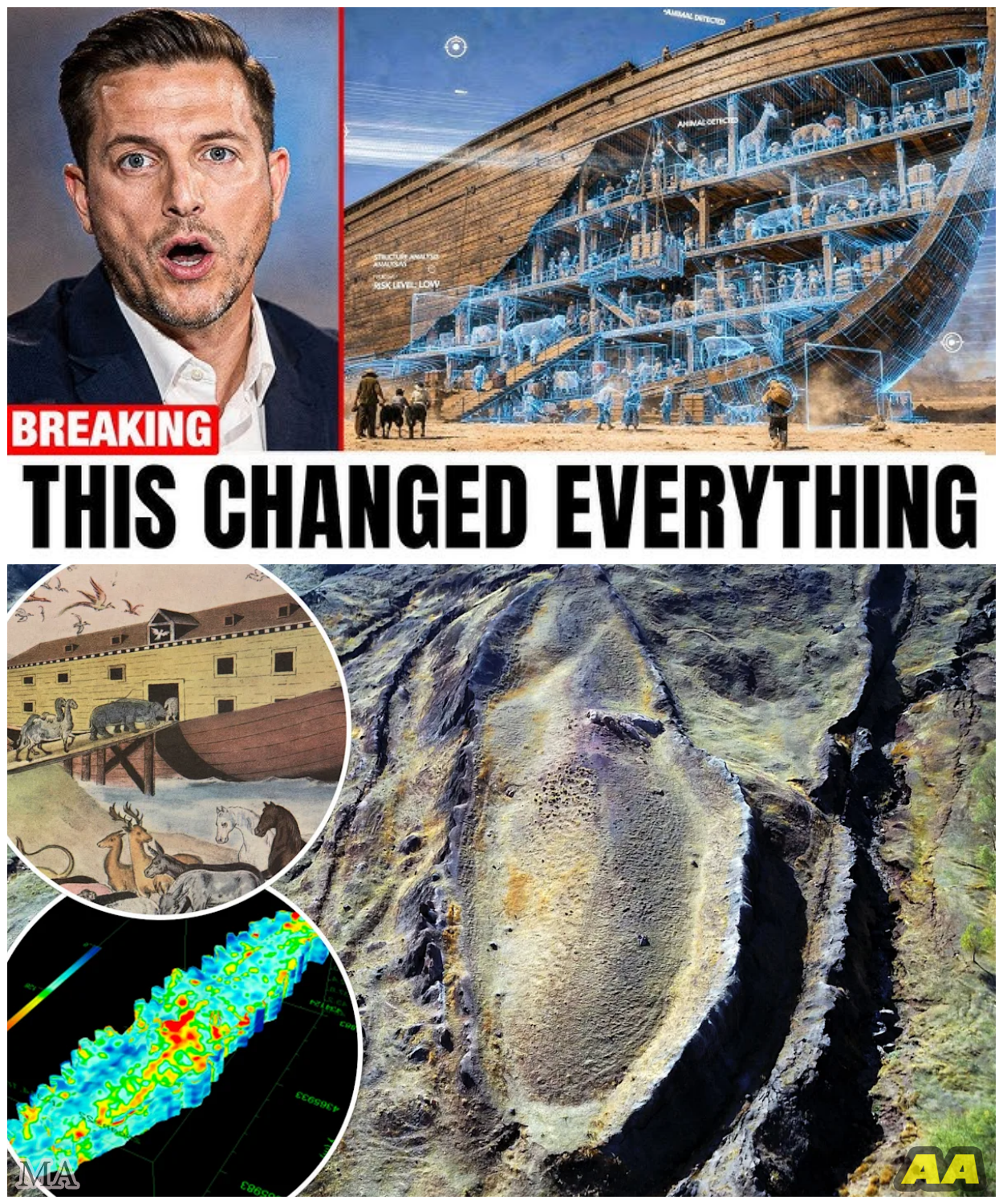  BREAKING FAITH-SHOCKER: A New AI Scan of the Noah’s Ark Site Uncovers Evidence That Was Never Supposed to Surface  - News