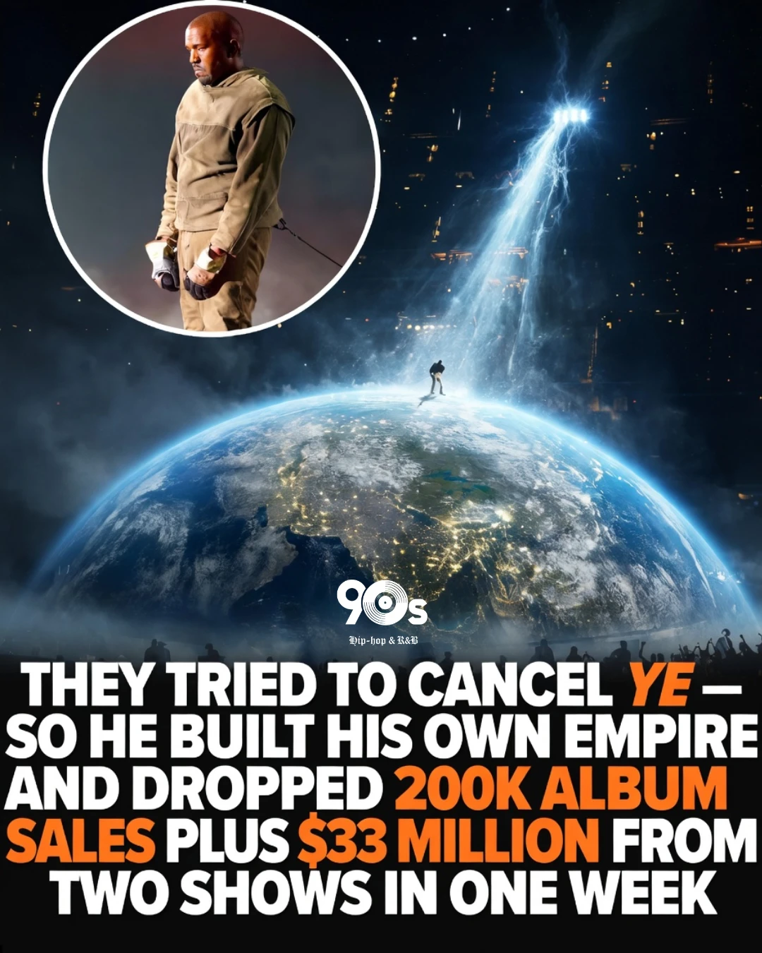 HOW DID THIS HAPPEN WITHOUT THE INDUSTRY BEHIND HIM? - Ye’s Independent Era Sparks Industry Debate After Massive Sales and Concert Revenue