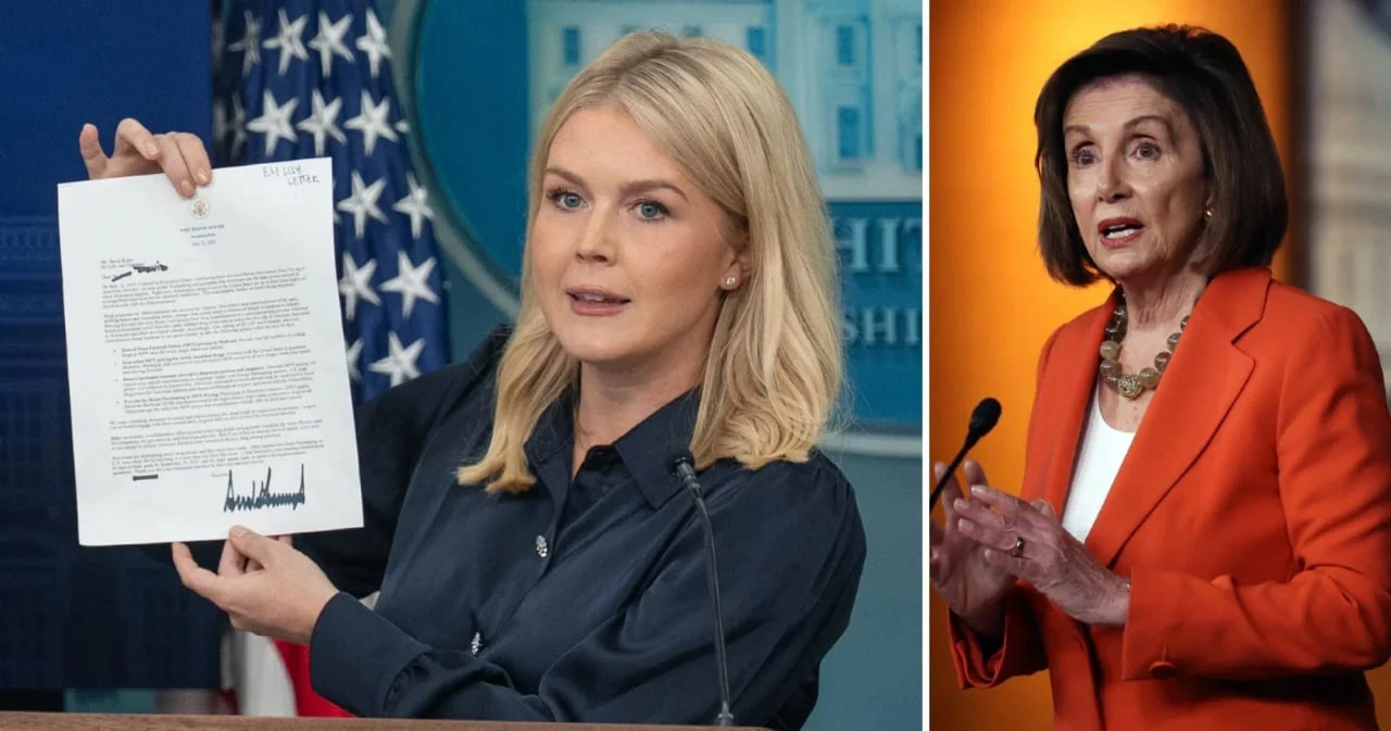 Leavitt Slams Pelosi Over Trades As Trump Pushes Congressional Stock Bans