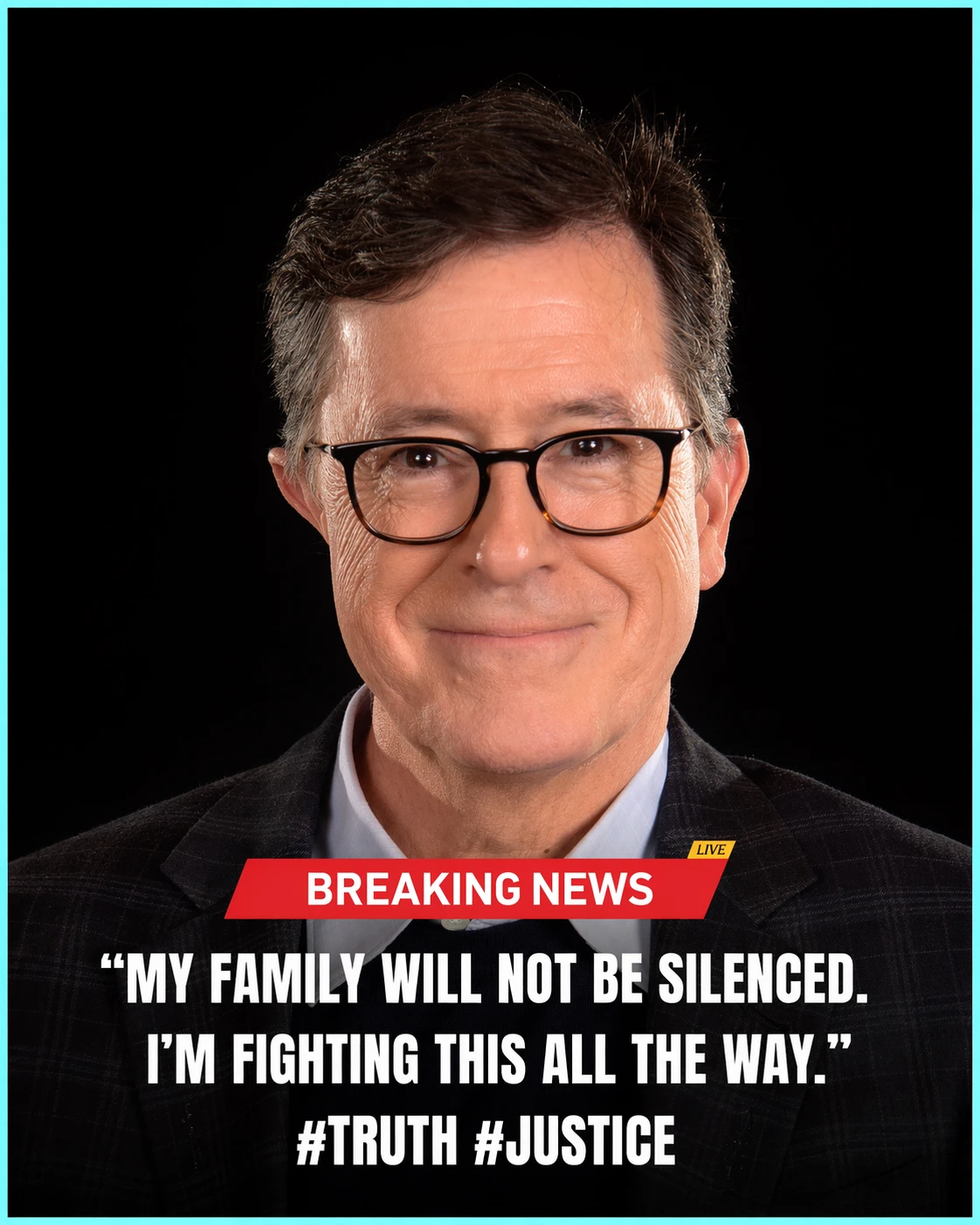 " HEARTBREAK ACROSS THE MEDIA WORLD: Family of Stephen Colbert Issues an Urgent Health Update" 009