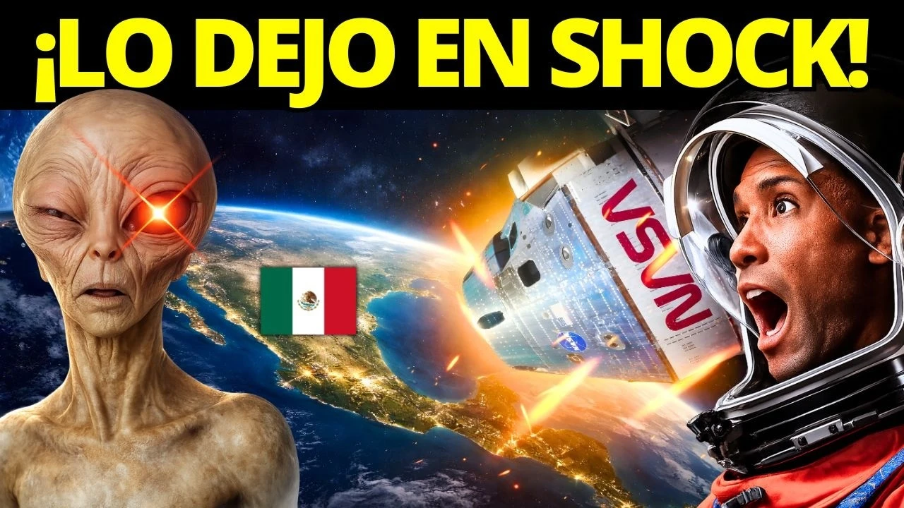  Misterio en el espacio: luces extrañas, silencio repentino y un astronauta impactado por México
