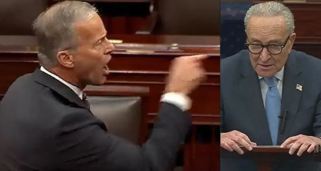 Thune Erupts in Rare Anger, Blasts Dems for ‘Holding Government Hostage’ Amid Shutdown
