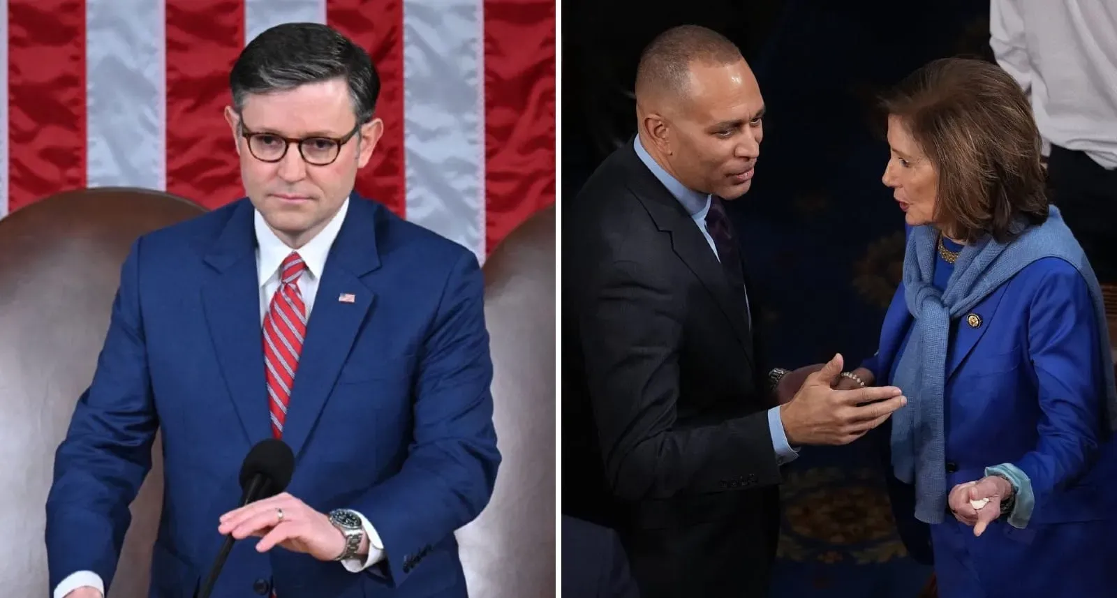Breaking at Capitol Hill - Democrats Erupt After Speaker Johnson's Announcement as the House Passes Bill Reversing ...