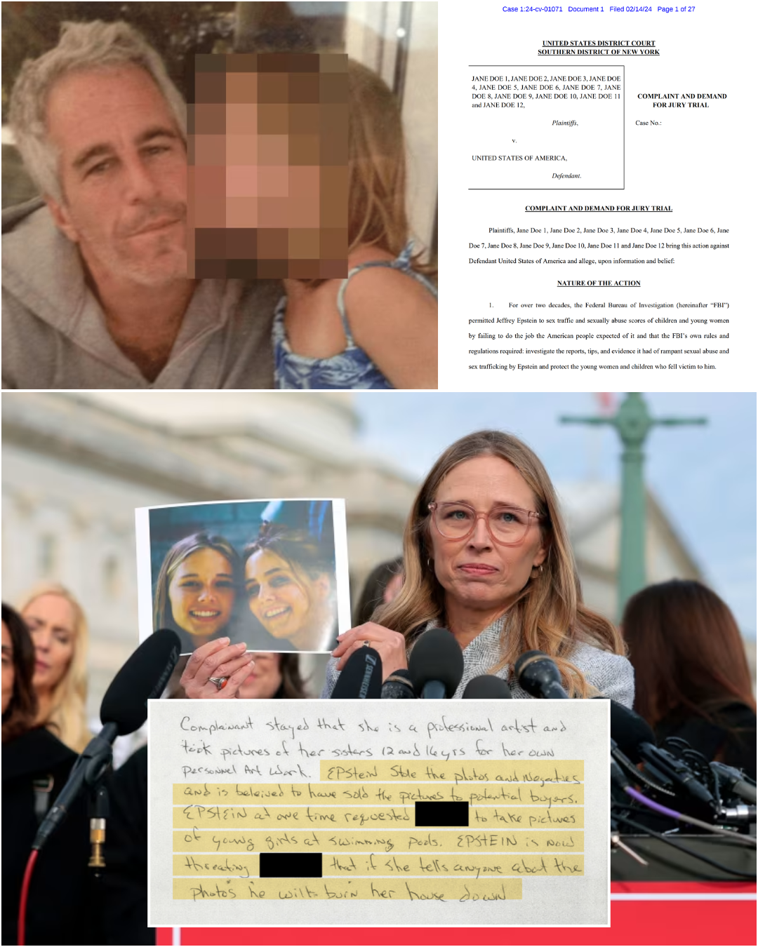 23 Years of Silence: Why Twelve Women Are Now Suing the FBI Instead of Jeffrey Epstein