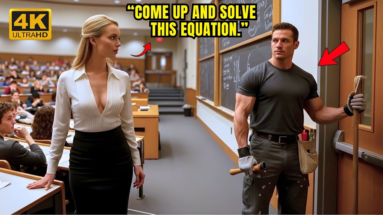 Professor Wrote Wrong Equation to Test Single Dad Janitor — What Happened Next Shocked Class