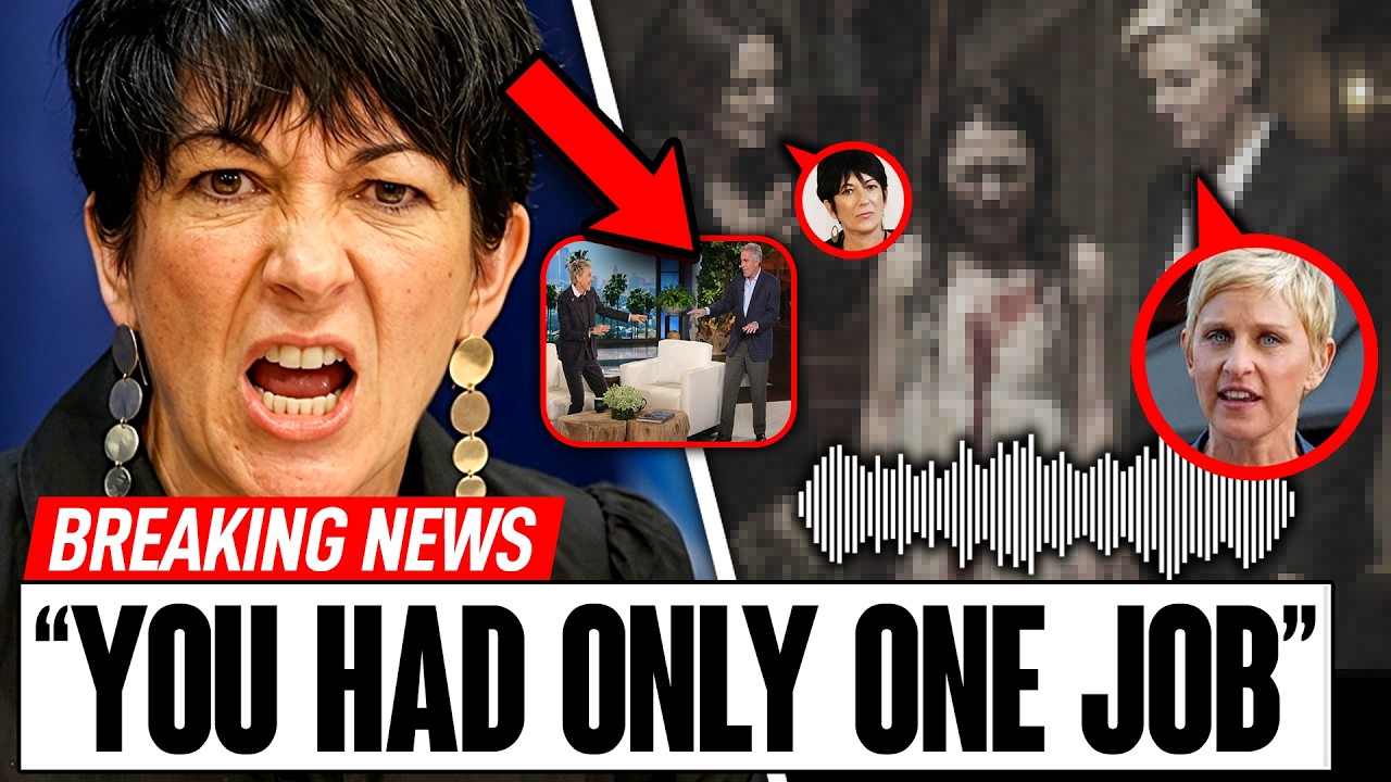 Shocking Audio Leak Suggests Ghislaine Maxwell and Ellen DeGeneres Connection — Sparks Outrage Nationwide!