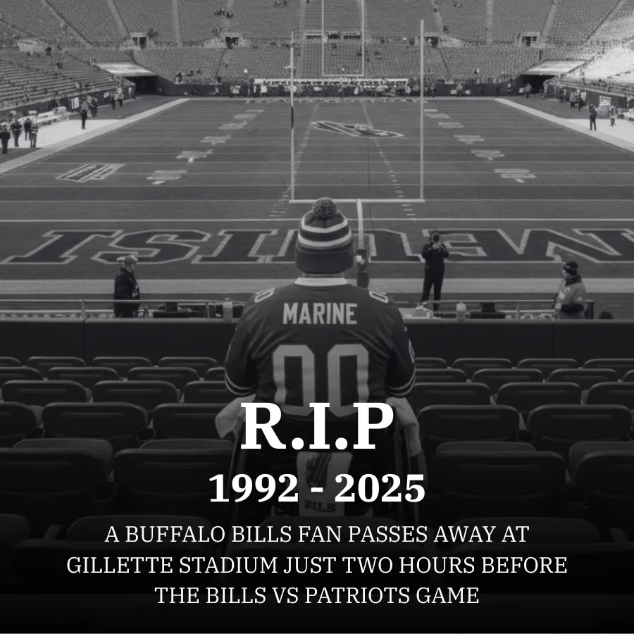 A Buffalo Bills Fan Passes Away at Gillette Stadium Just Two Hours Before the Bills vs Patriots Game