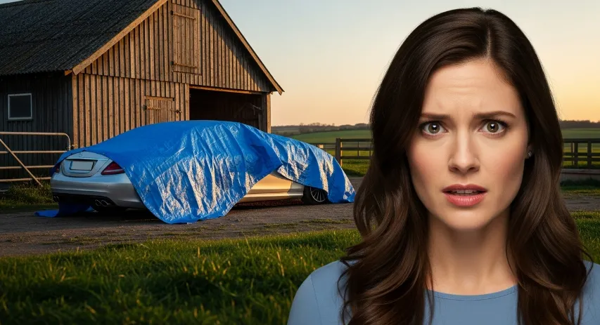 I drove three hours to surprise my mom on her birthday and the first thing I saw was my husband’s car hidden behind our barn