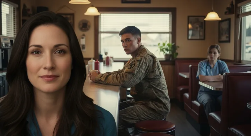 The day a burned-out ER nurse walked into a small-town diner and realized the war inside her had never really ended