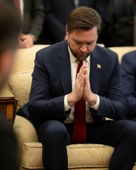 What does JD Vance pray for every day?