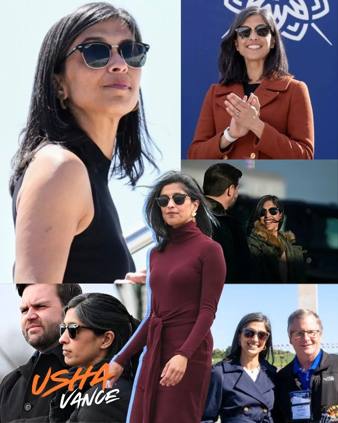 What is the favorite accessory of Second Lady Usha Vance?