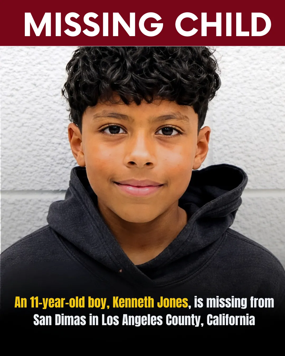  URGENT MISSING CHILD ALERT – HELP FIND KENNETH JONES 